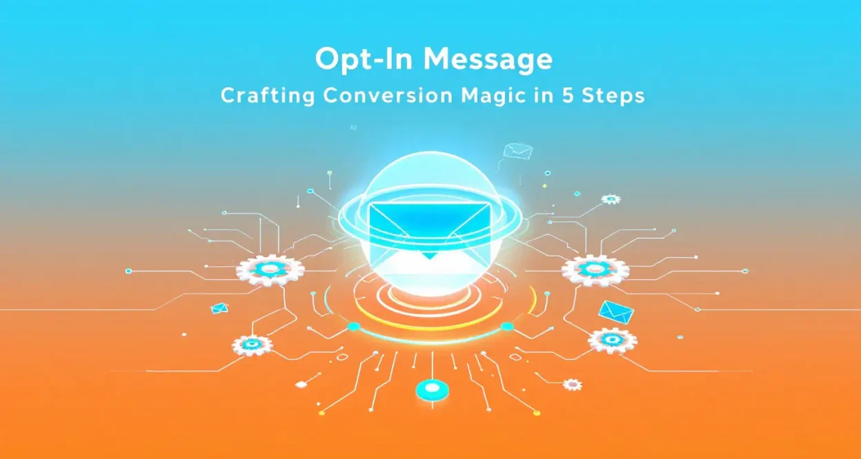 Email Opt In Message illustration showing key concepts discussed in the blog