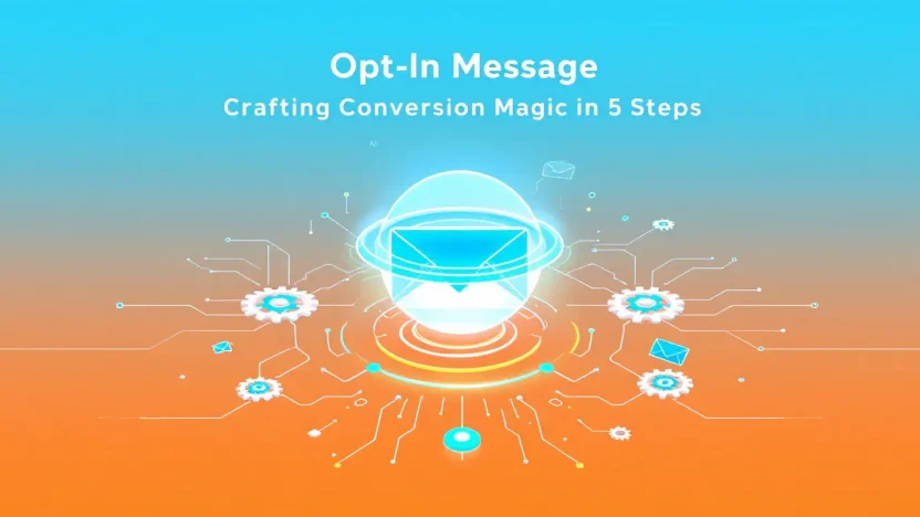 Email Opt In Message illustration showing key concepts discussed in the blog