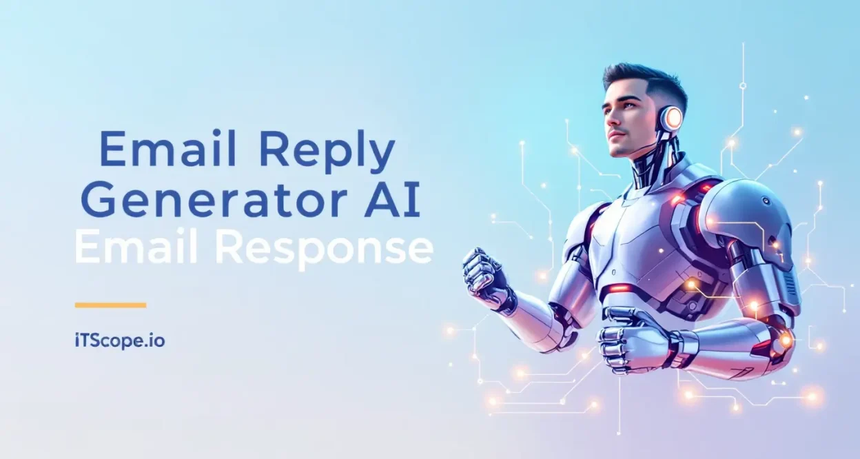 Email Reply Generator AI illustration depicting automated email response concepts