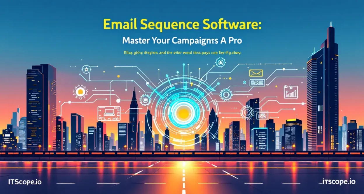 Email Sequence Software illustration showing automated campaign strategies