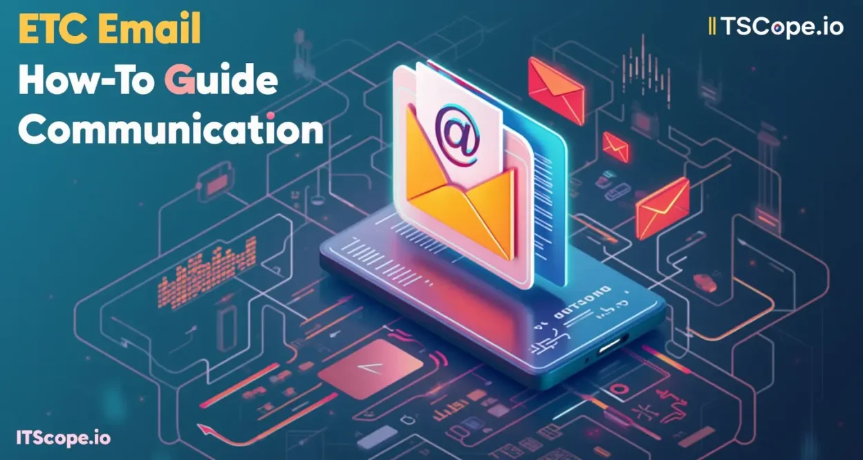 ETC Email illustration showcasing streamlined communication concepts from the how-to guide