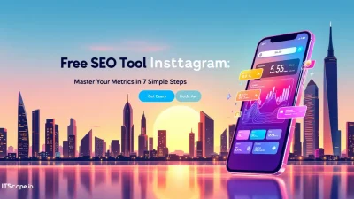 Free SEO Tool Instagram illustration showcasing key concepts and metrics analysis