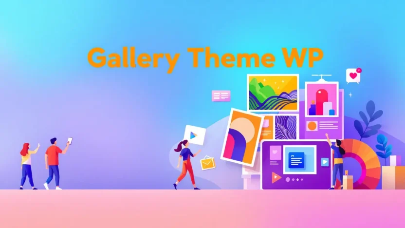 Gallery Theme WP guide illustration depicting stunning WordPress gallery designs