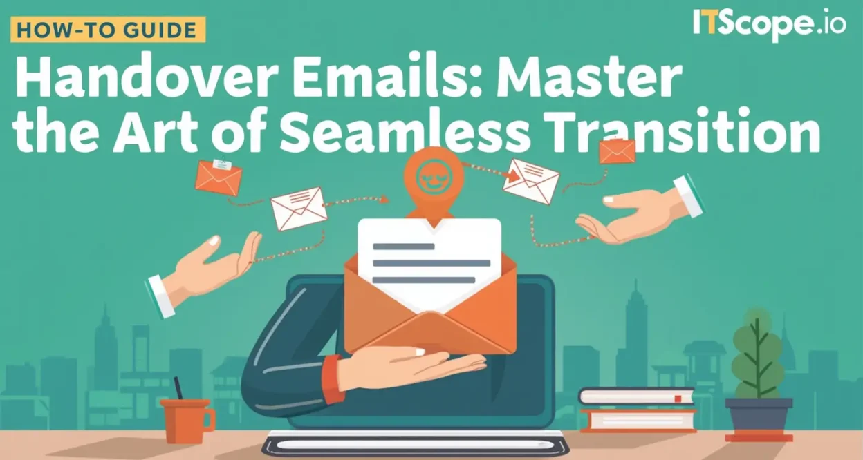 Handover Email illustration showing smooth transition techniques