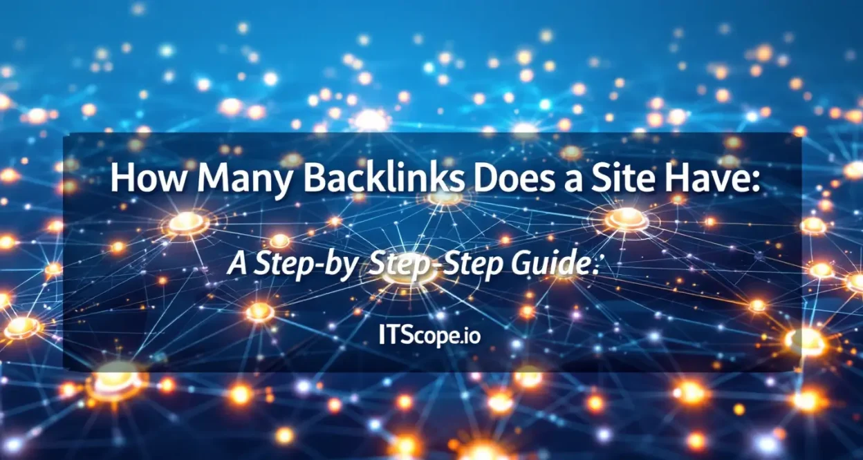 Illustration of backlinks analysis showing key concepts for site performance