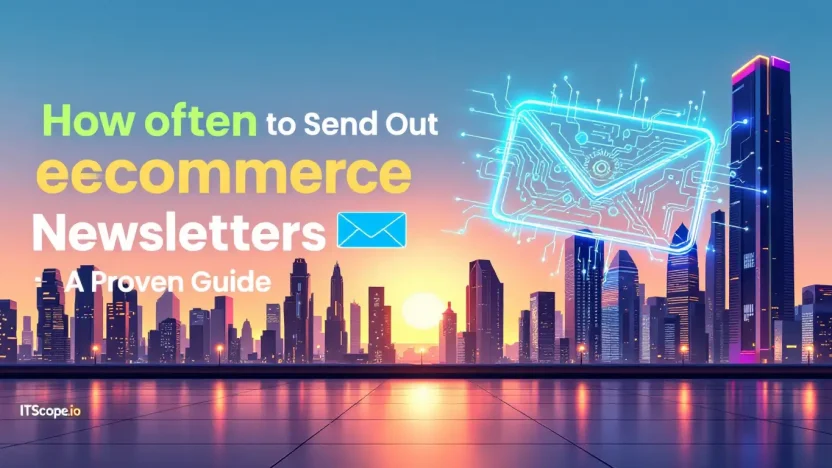 How often send out ecommerce newsletters illustration showing scheduling strategies