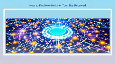 Illustration showing how to find new backlinks your site received