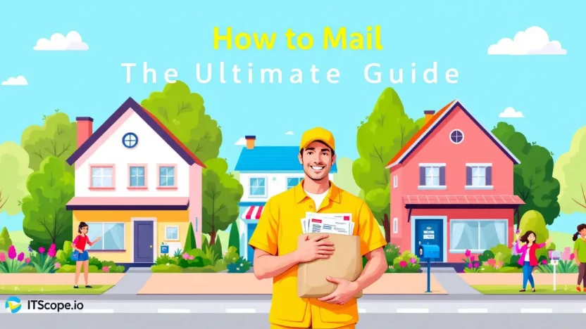 Illustration of how to mail flyers to a neighborhood, emphasizing engagement and outreach strategies