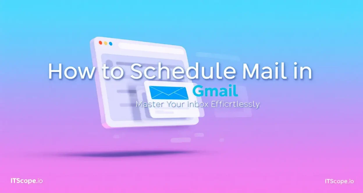 How to Schedule Mail in Gmail interface illustration showcasing key scheduling features