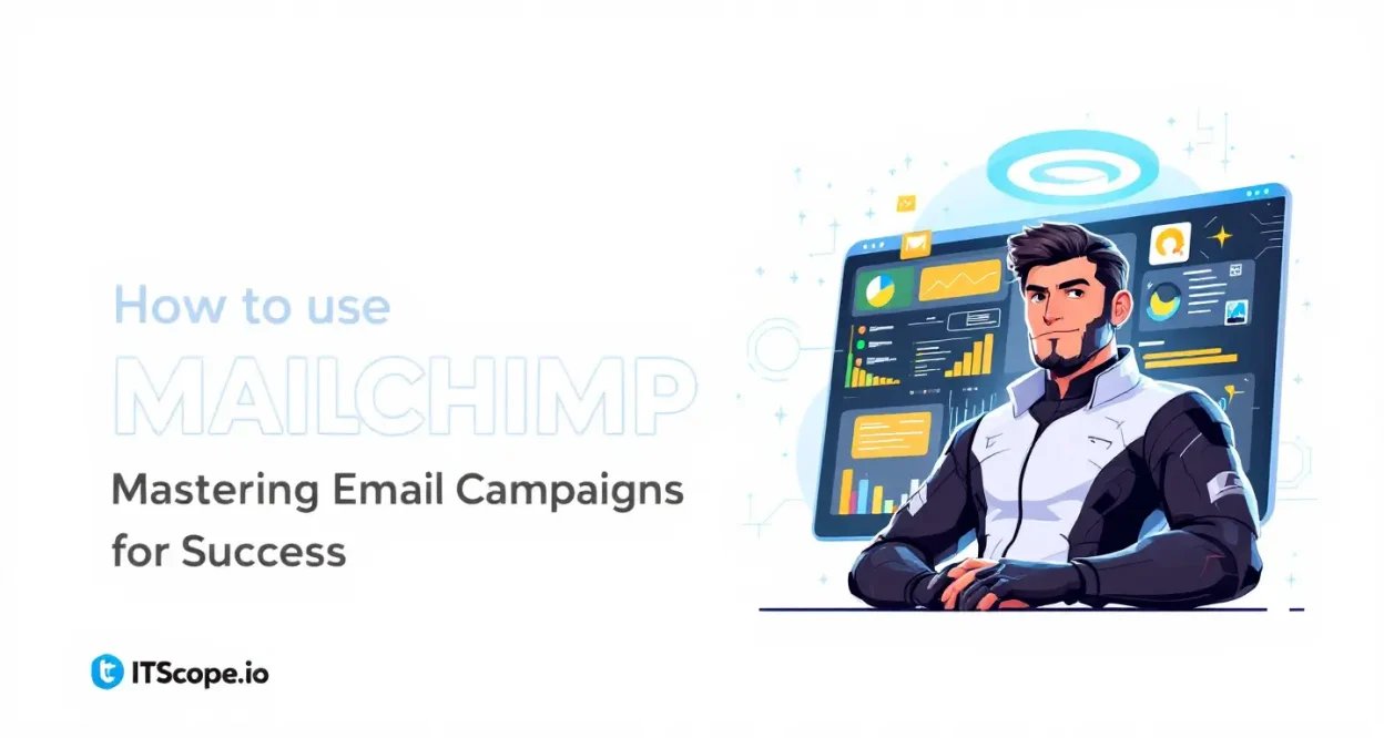 How to Use Mailchimp illustration showing key email marketing concepts