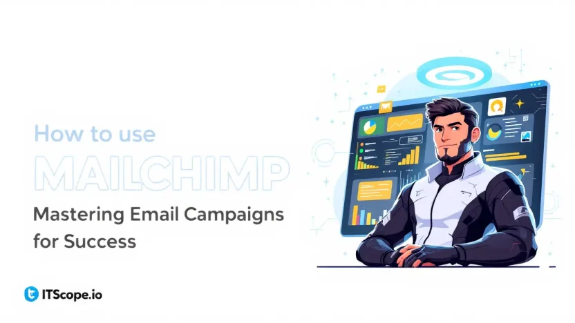 How to Use Mailchimp illustration showing key email marketing concepts