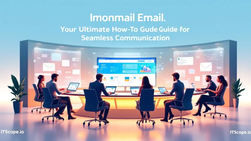 Imonmail Email guide illustration showing seamless communication techniques