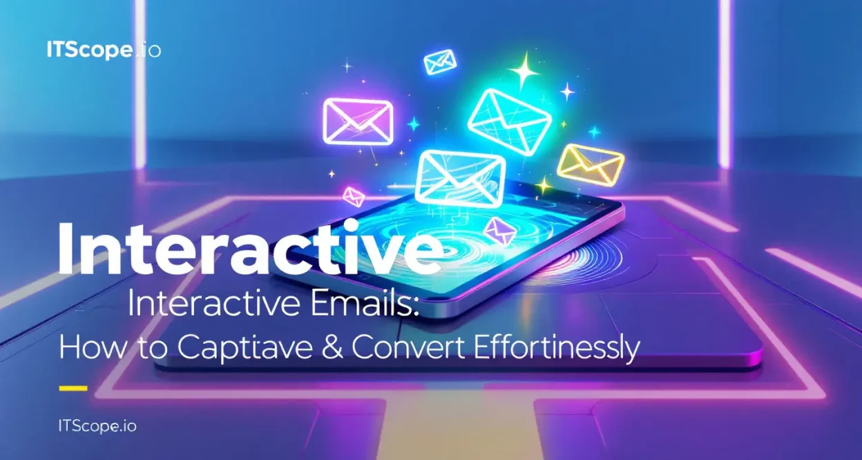 Interactive emails illustration showcasing dynamic engagement tactics