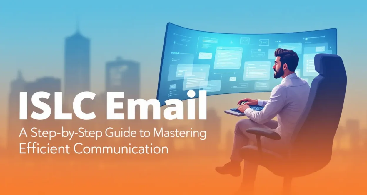 ISLC Email guide illustration showcasing mastery of efficient communication strategies