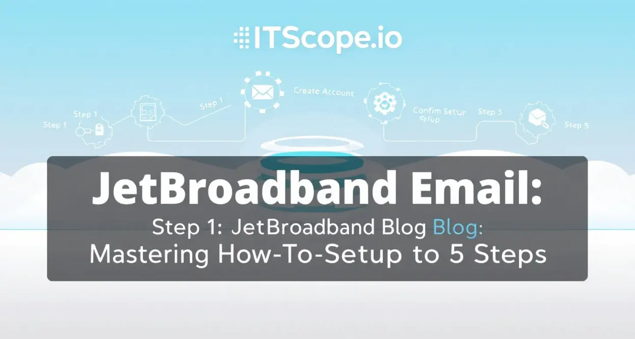 JetBroadband Email setup illustration showcasing the step-by-step guide discussed in the blog