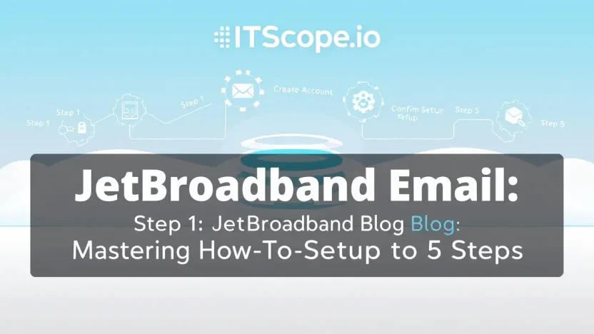 JetBroadband Email setup illustration showcasing the step-by-step guide discussed in the blog