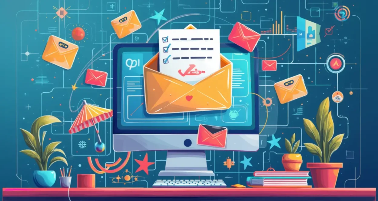 LHUP Email illustration showcasing organized inbox and email management tips