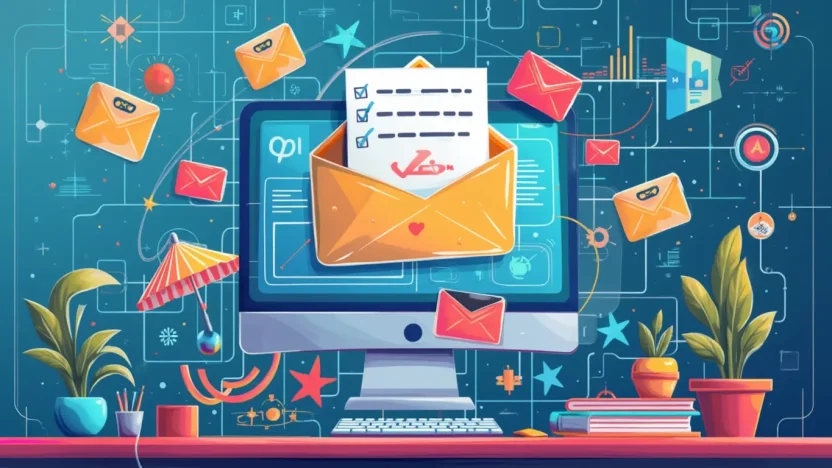 LHUP Email illustration showcasing organized inbox and email management tips