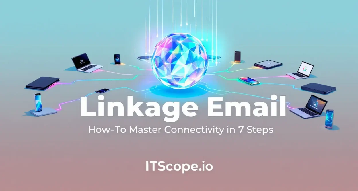 Linkage Email illustration showing how-to connectivity steps