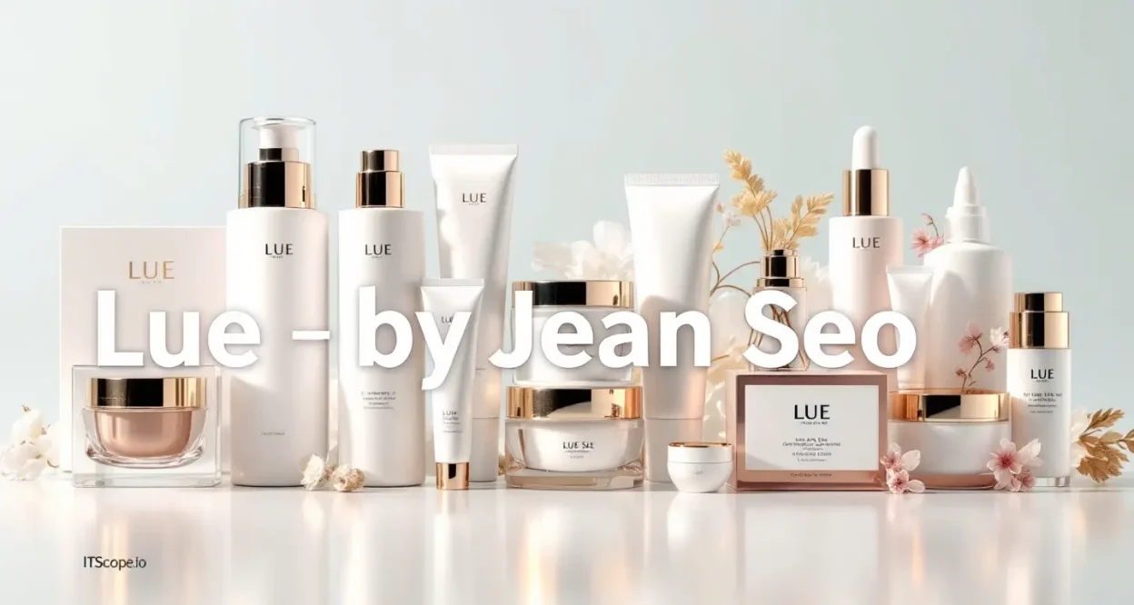 Lue by Jean Seo skincare products illustration showcasing key beauty secrets discussed in the comprehensive guide