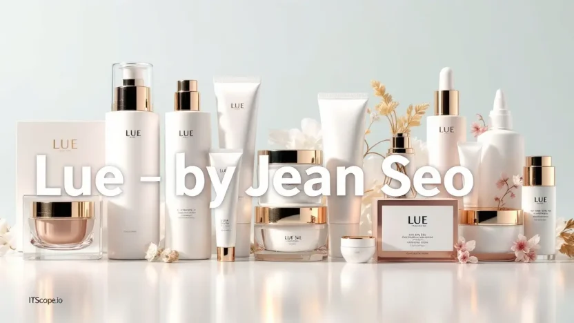 Lue by Jean Seo skincare products illustration showcasing key beauty secrets discussed in the comprehensive guide