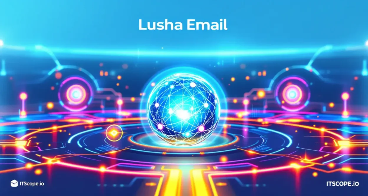 Lusha Email illustration demonstrating precise data collection techniques