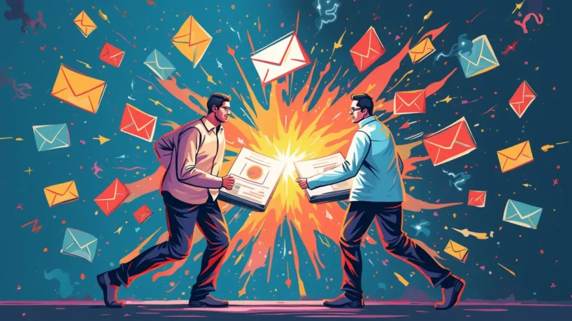 Illustration of Marketing Email vs Transactional Email highlighting their differences