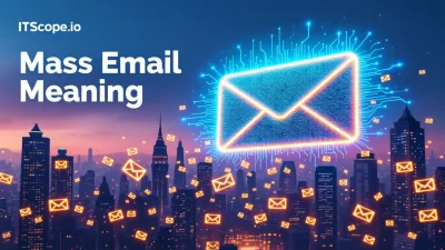 Mass Email Meaning illustration highlighting essential concepts for effective bulk communication