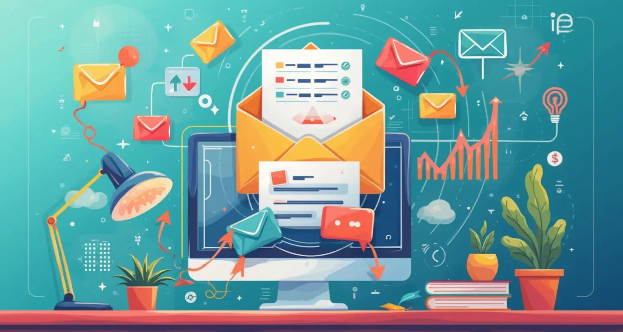 Mgmt Email comprehensive guide illustration with email management strategies