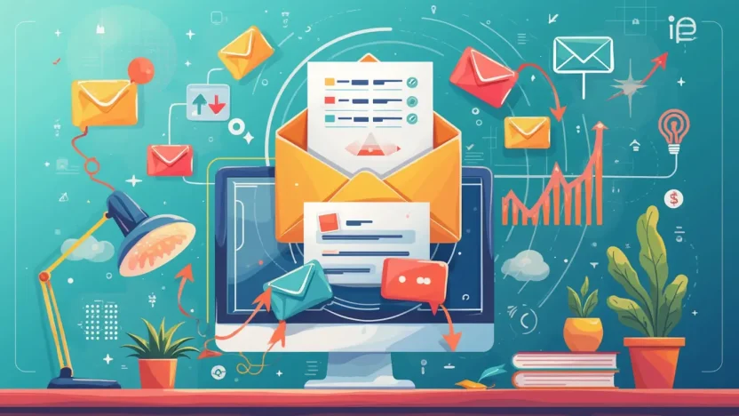 Mgmt Email comprehensive guide illustration with email management strategies