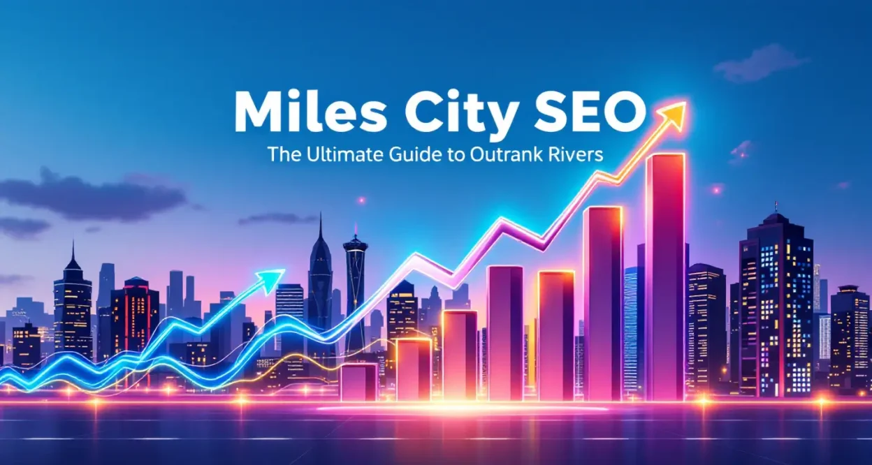 Miles City SEO illustration showing key optimization strategies discussed in the guide