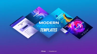 Modern WordPress Templates featuring sleek design elements and vibrant colors