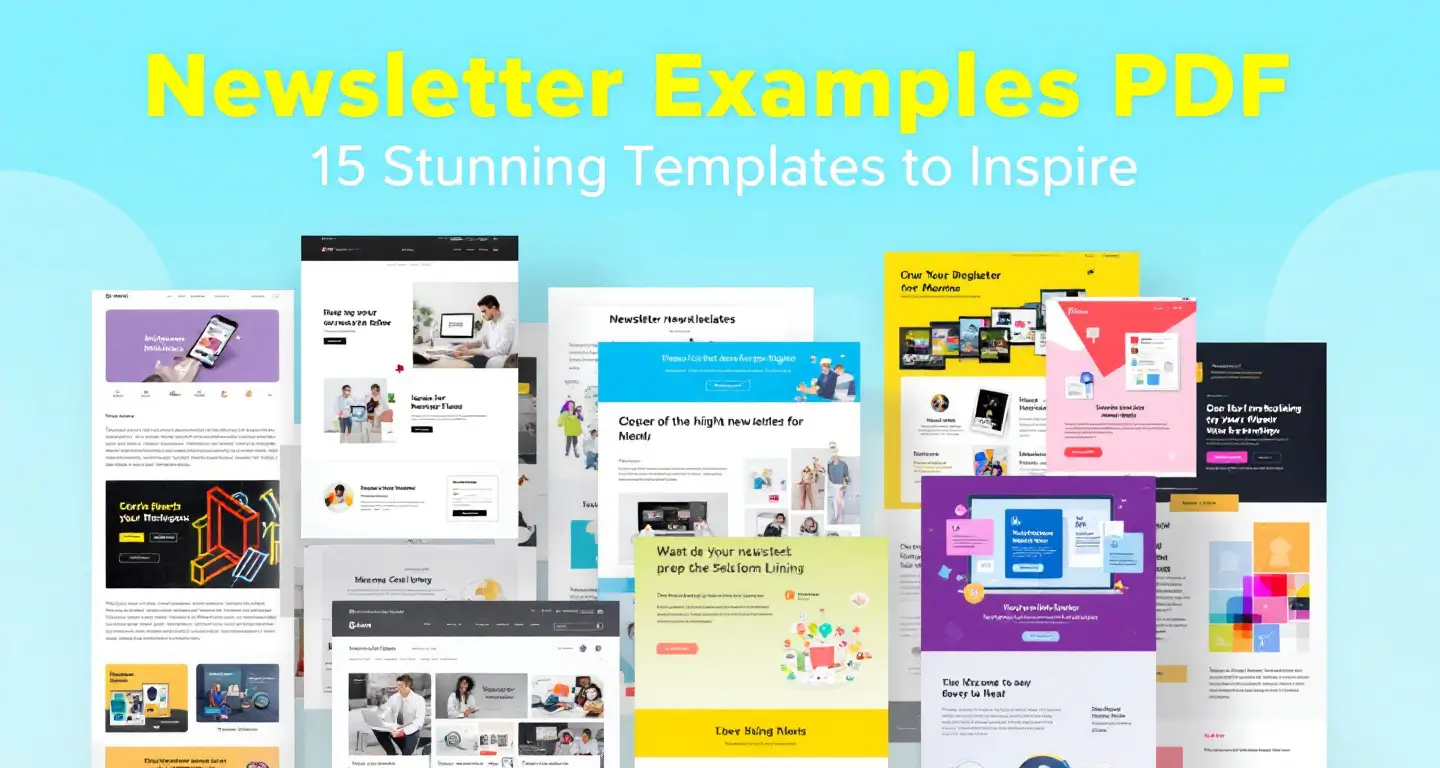 Newsletter Examples PDF: 15 Stunning Templates to Inspire