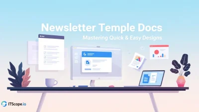 Newsletter Templates Google Docs illustration demonstrating key design techniques