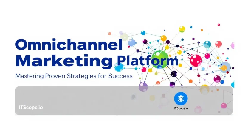 Omnichannel Marketing Platform guide illustration showing key strategies and channels