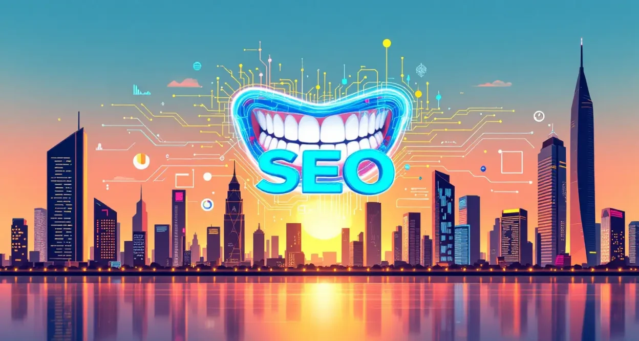 Orthodontist SEO strategies illustration showcasing key concepts from the comprehensive guide