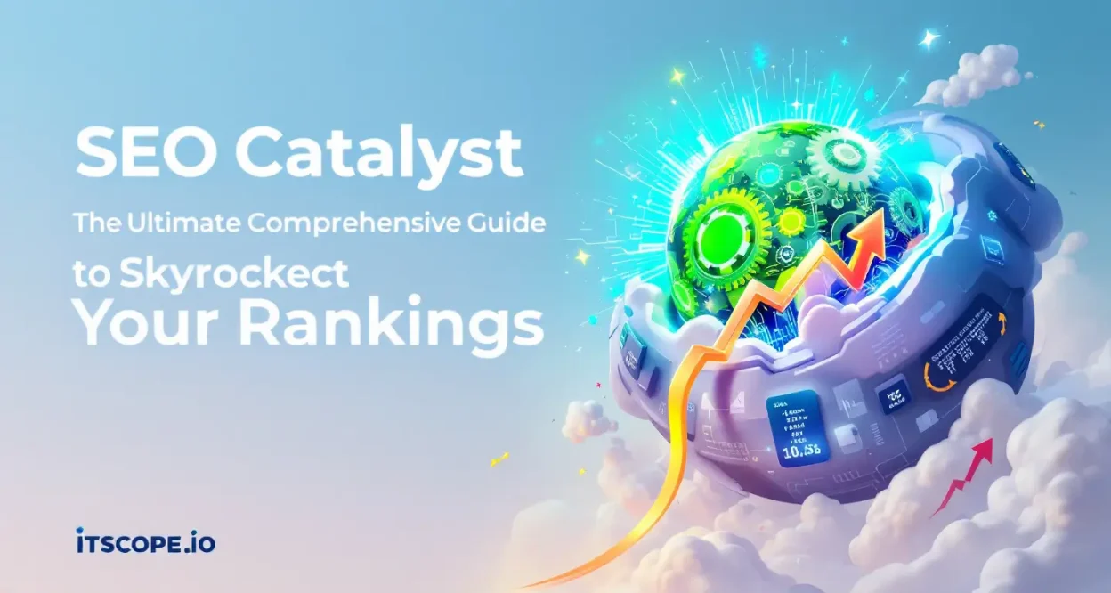 SEO Catalyst illustration showing transformative strategies to enhance search rankings