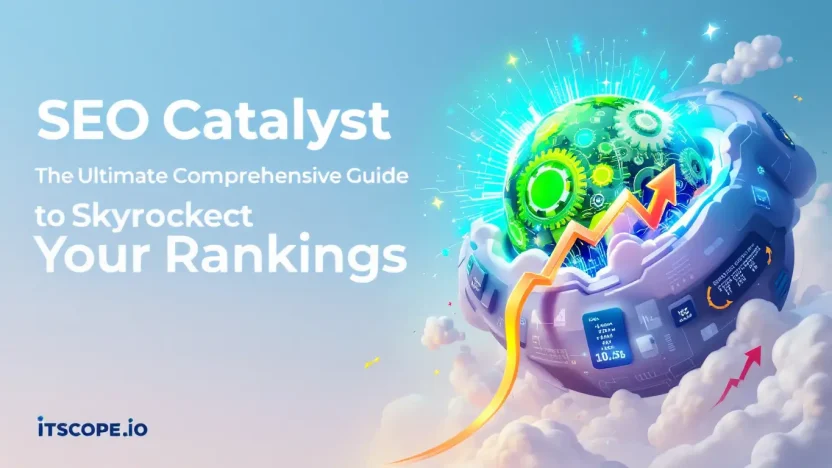 SEO Catalyst illustration showing transformative strategies to enhance search rankings