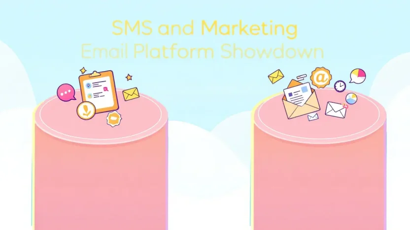 SMS and Email Marketing Platform comparison depicting key features and advantages discussed in the article