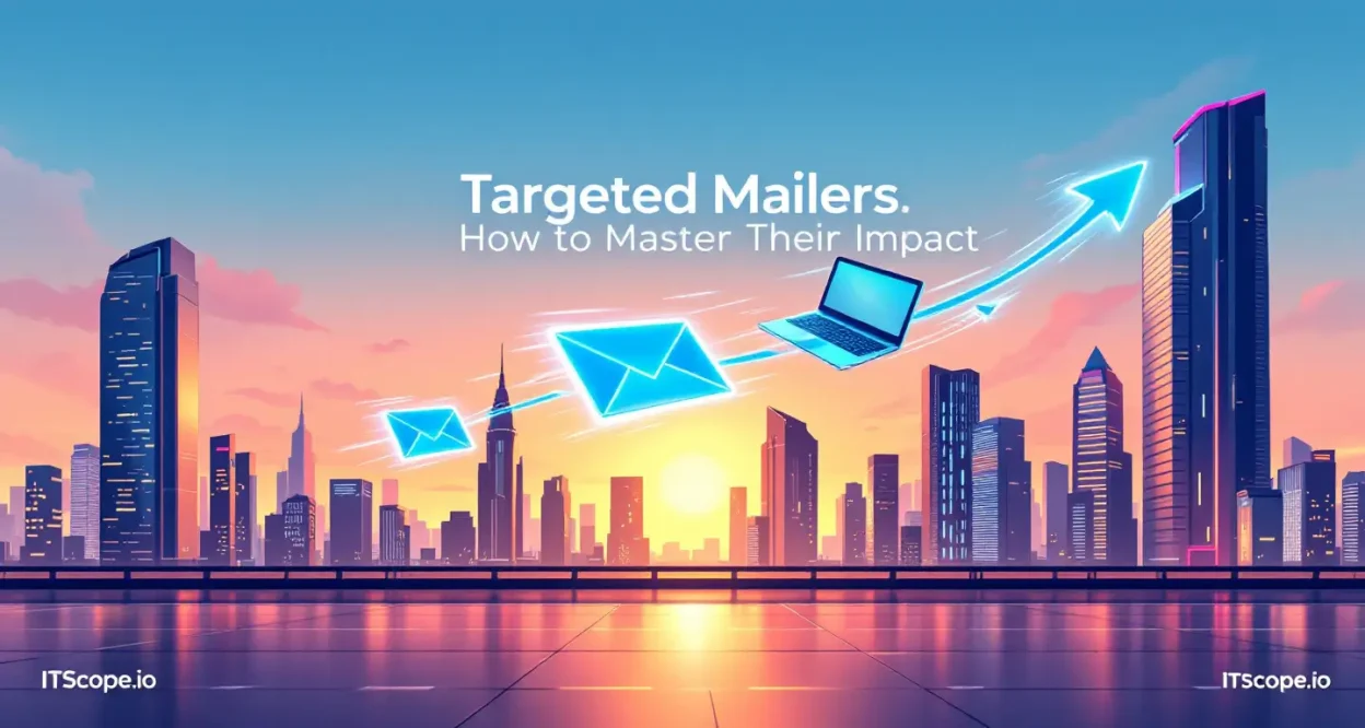 Targeted Mailers illustration showing key strategies in digital marketing campaigns