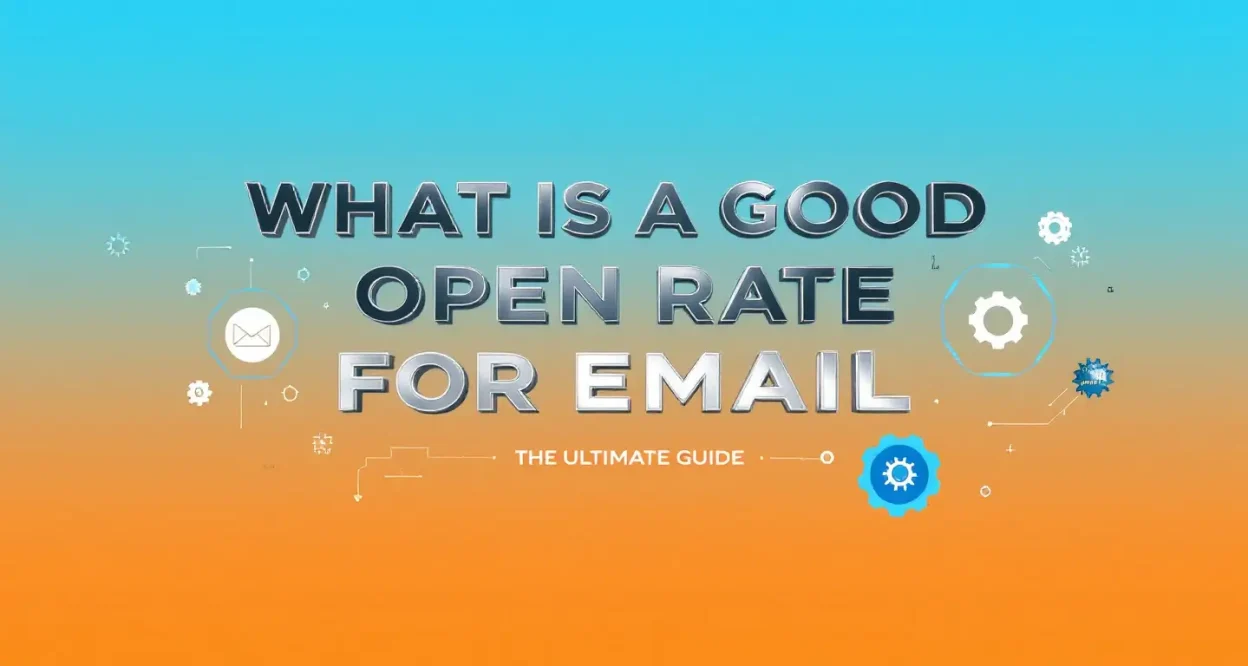 Illustration on what is a good open rate for email focusing on key email marketing strategies discussed in the guide