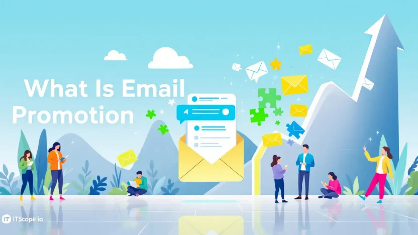 What Is Email Promotion illustration displaying key strategies and engagement techniques discussed in the guide