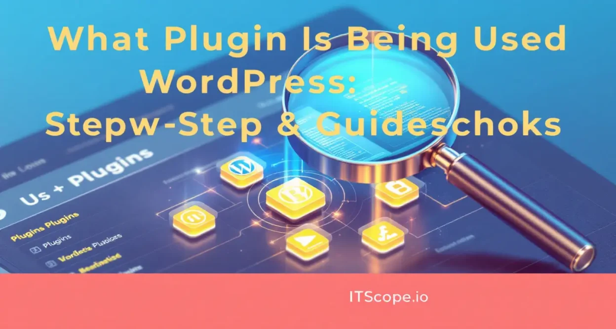 What Plugin Is Being Used WordPress guide illustration