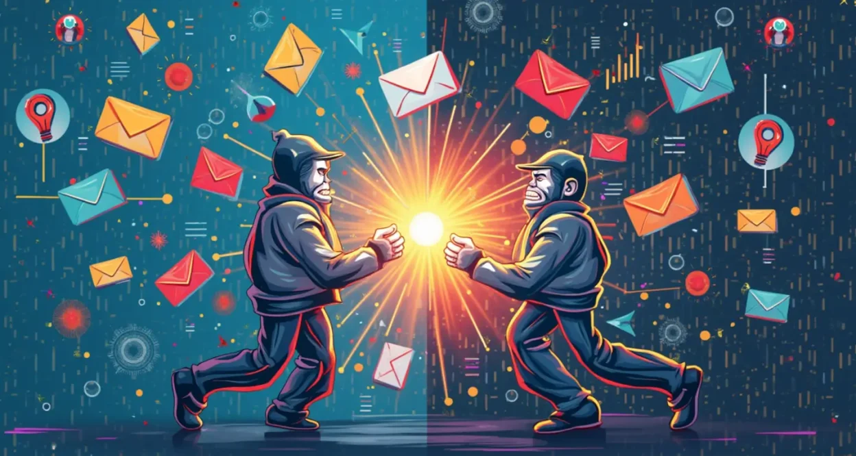 Wix Email Marketing vs Mailchimp comparison illustration showcasing strengths and weaknesses