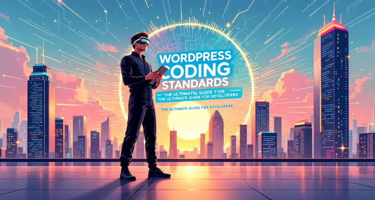 WordPress coding standards illustration showing key concepts discussed in the blog