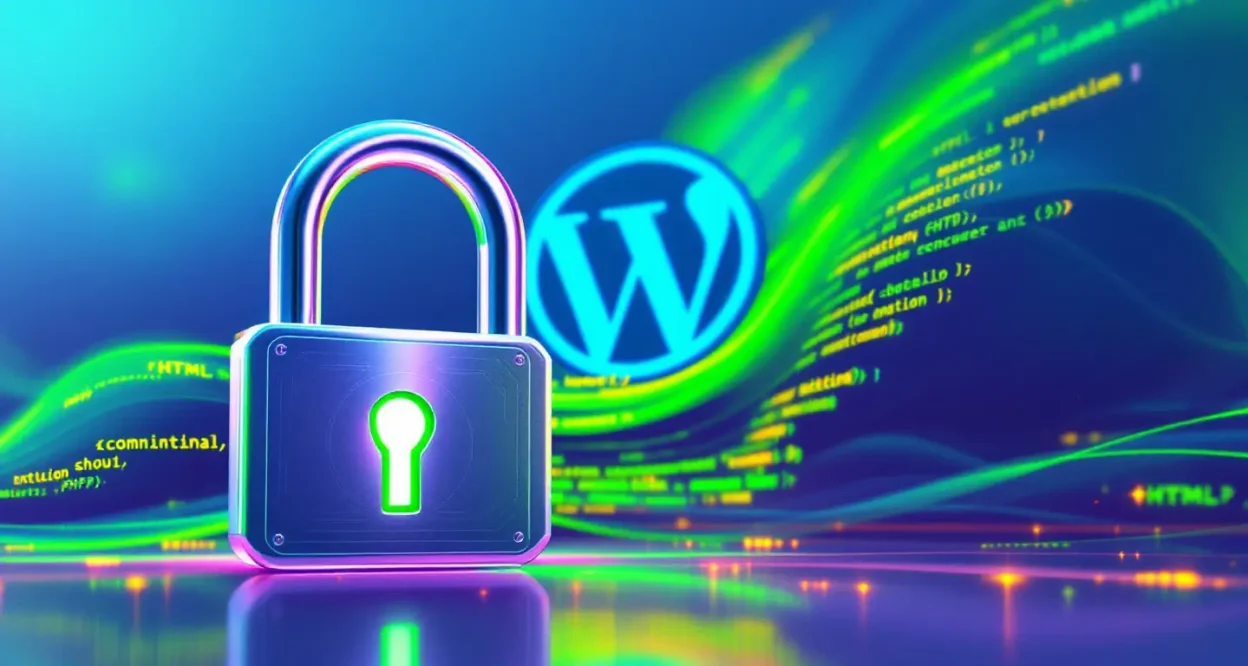 WordPress site backup plugin illustration depicting data security concepts