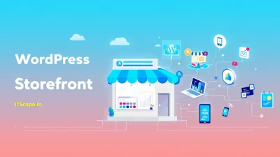 WordPress Storefront Plugin illustration showing e-commerce success strategies