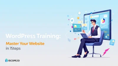 WordPress Training guide image showing website mastery steps discussed in the blog