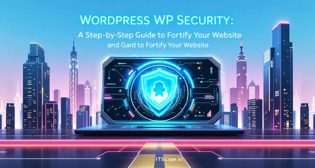 WordPress WP Security illustration showing key safety strategies discussed in the blog