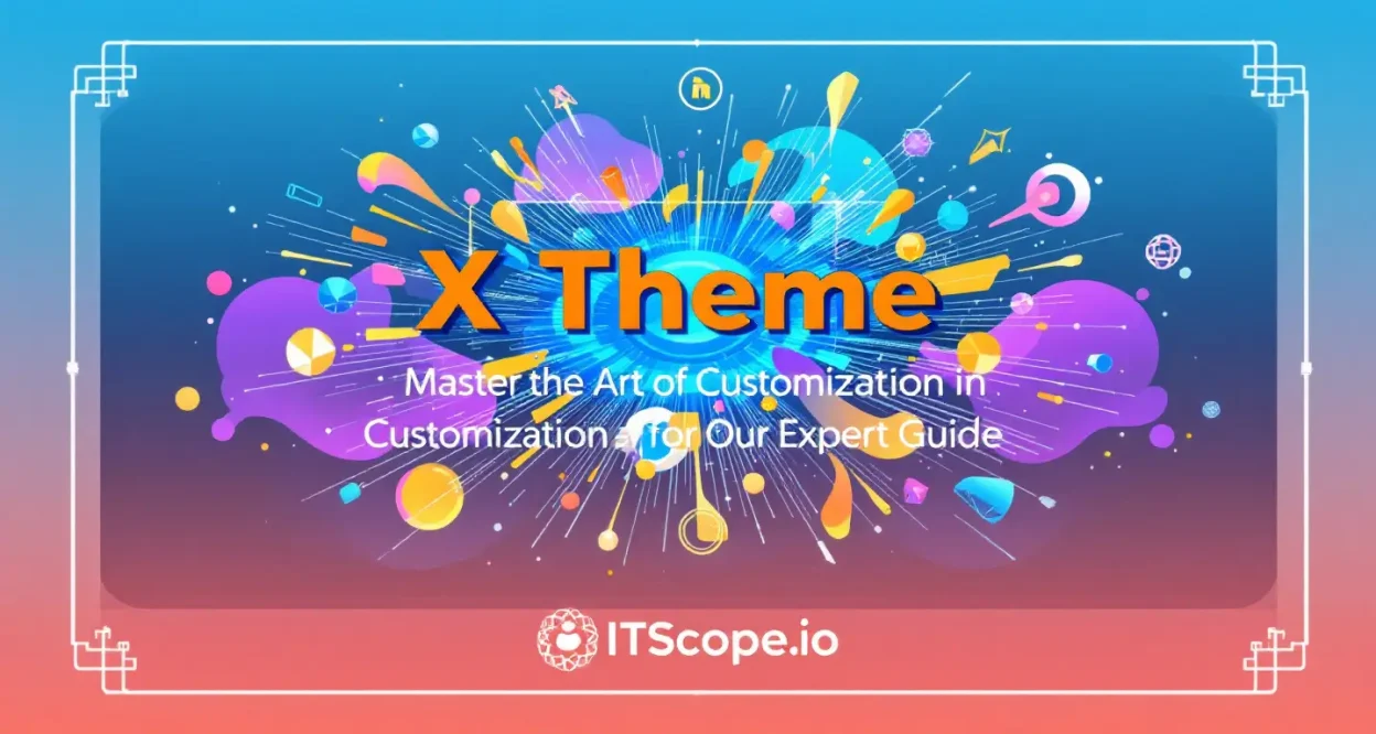 X Theme customization illustration showcasing key tips and tricks